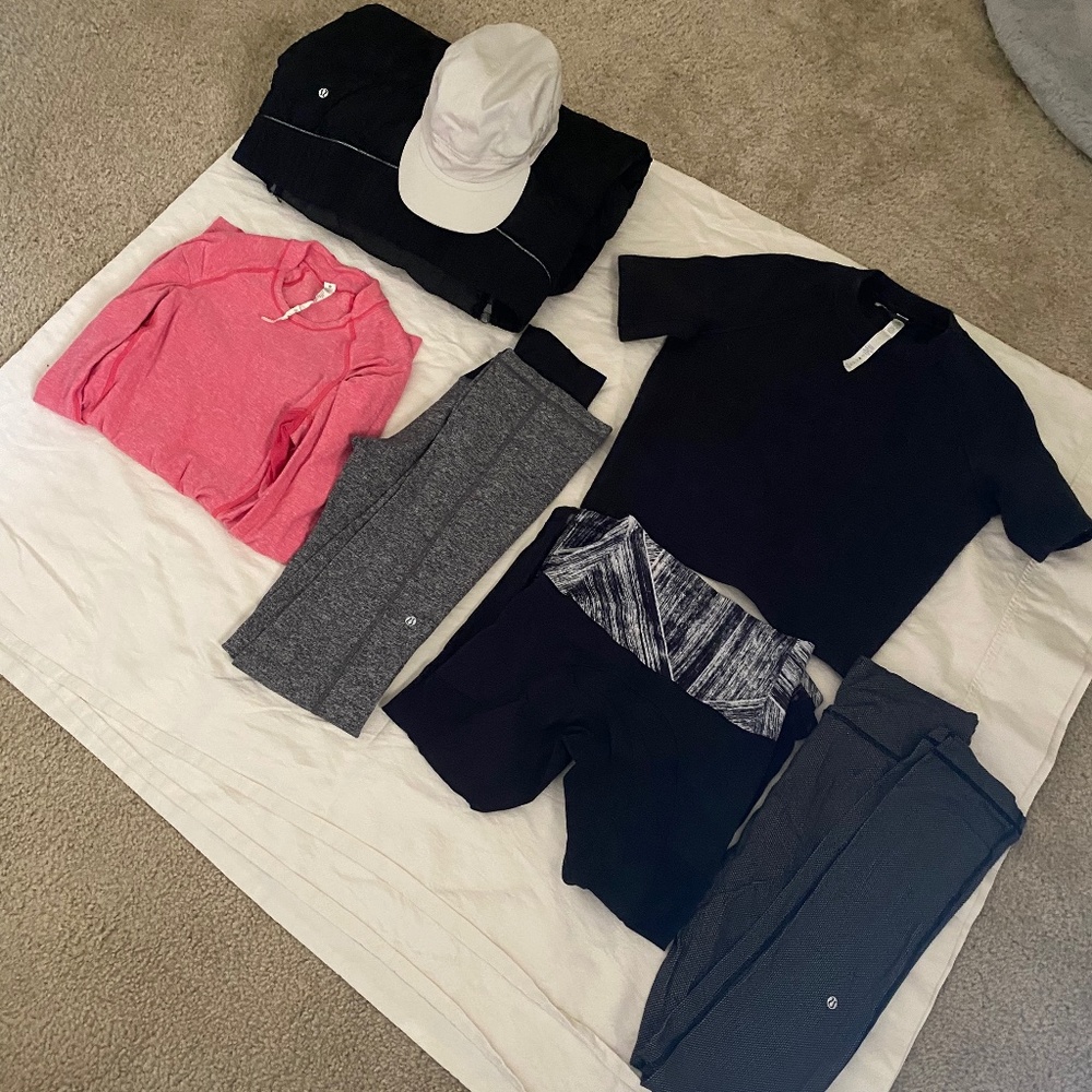 7 pieces of Lululemon Athletic Wear
